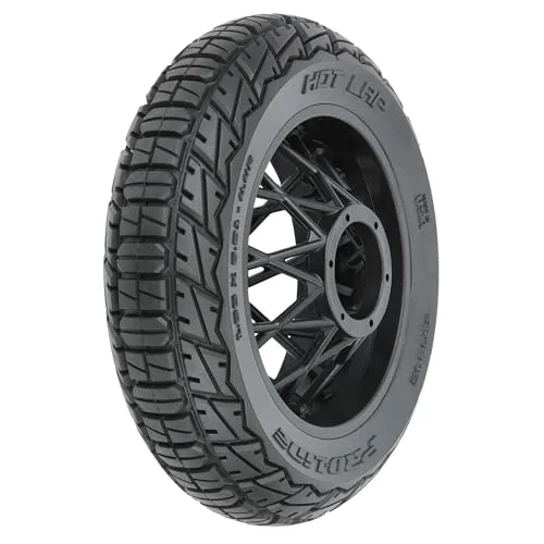Hot Lap S3 Motorcycle Rear Tire Mounted on Black Supermoto