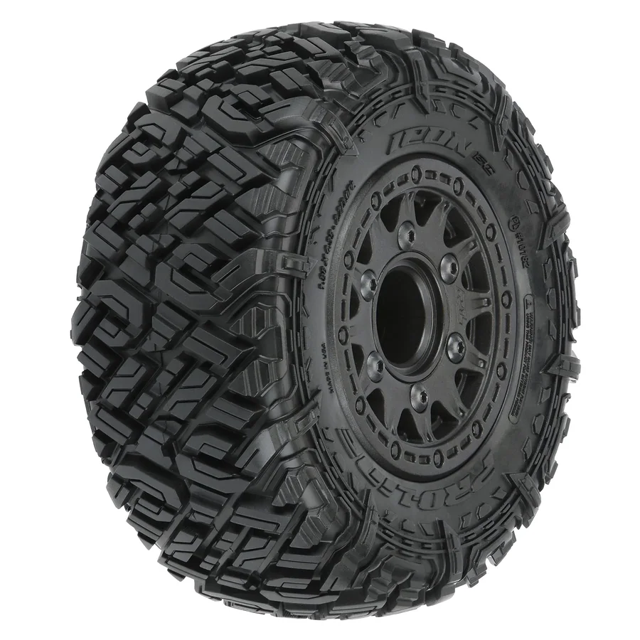 Icon SC 2.2/3.0 M2 Tires Mounted Black Wheels SC F/R detail 1