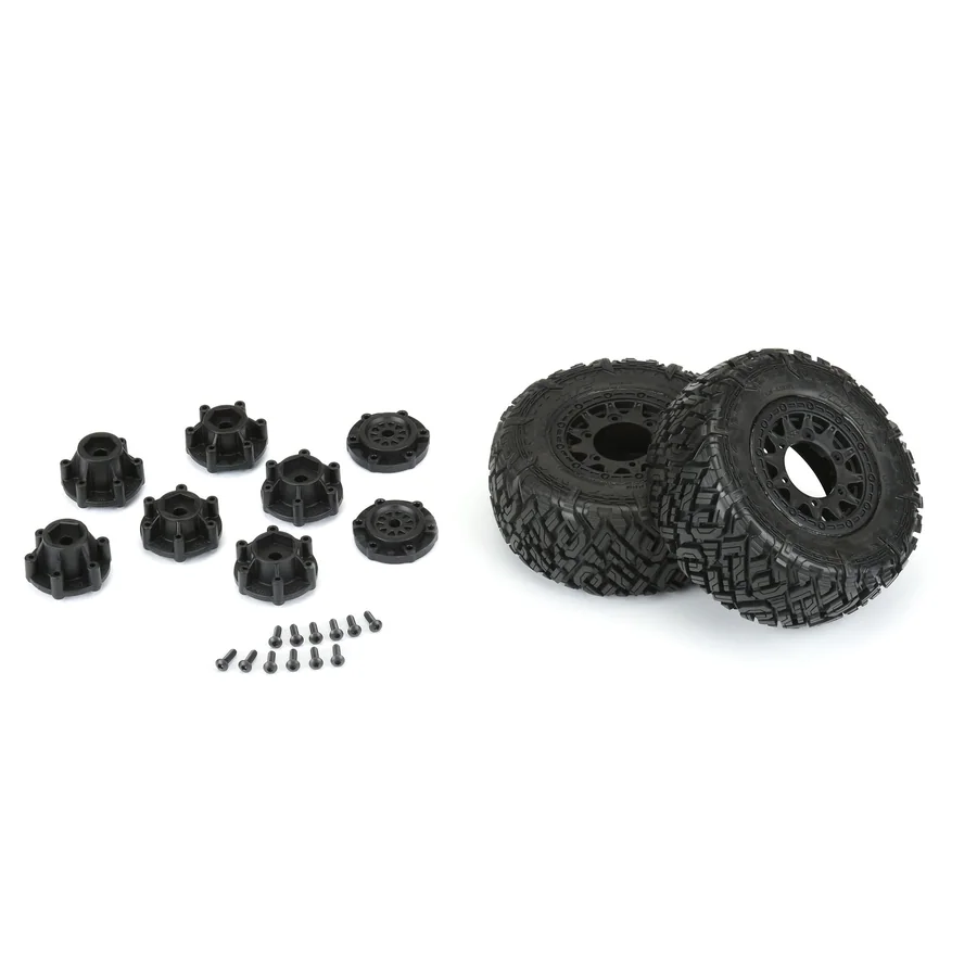 Icon SC 2.2/3.0 M2 Tires Mounted Black Wheels SC F/R detail 3