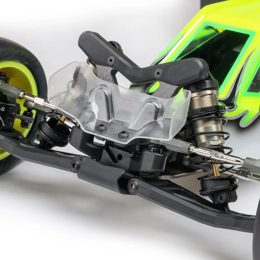 Low Front Wing Clear 2 for TLR 22X 1/10 2 Wheel Drive Buggy detail 3