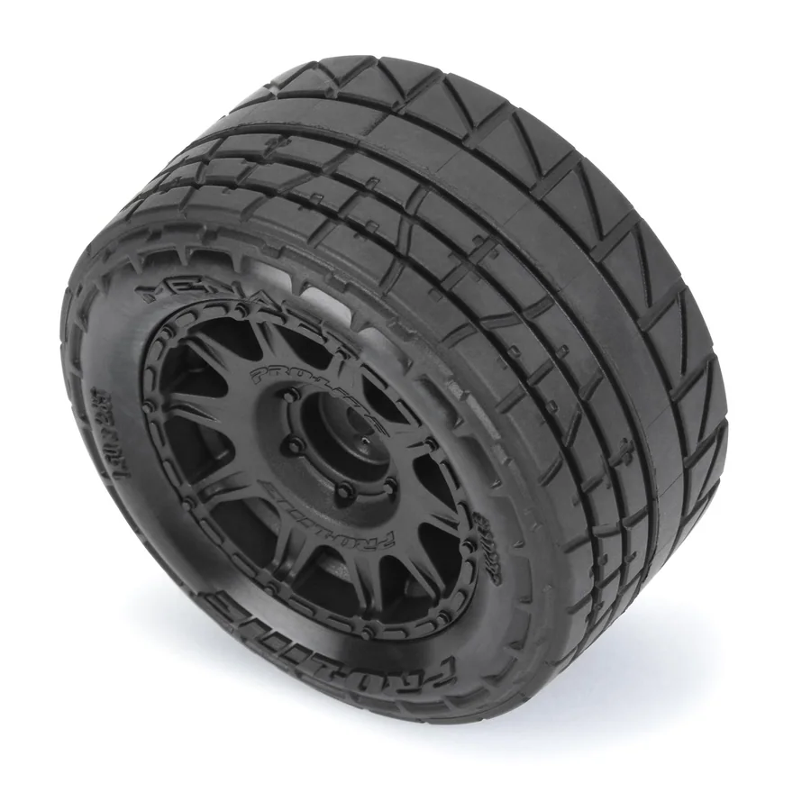 Menace F/R Mounted 12mm Black Raid for Arrma Granite GROM detail 3