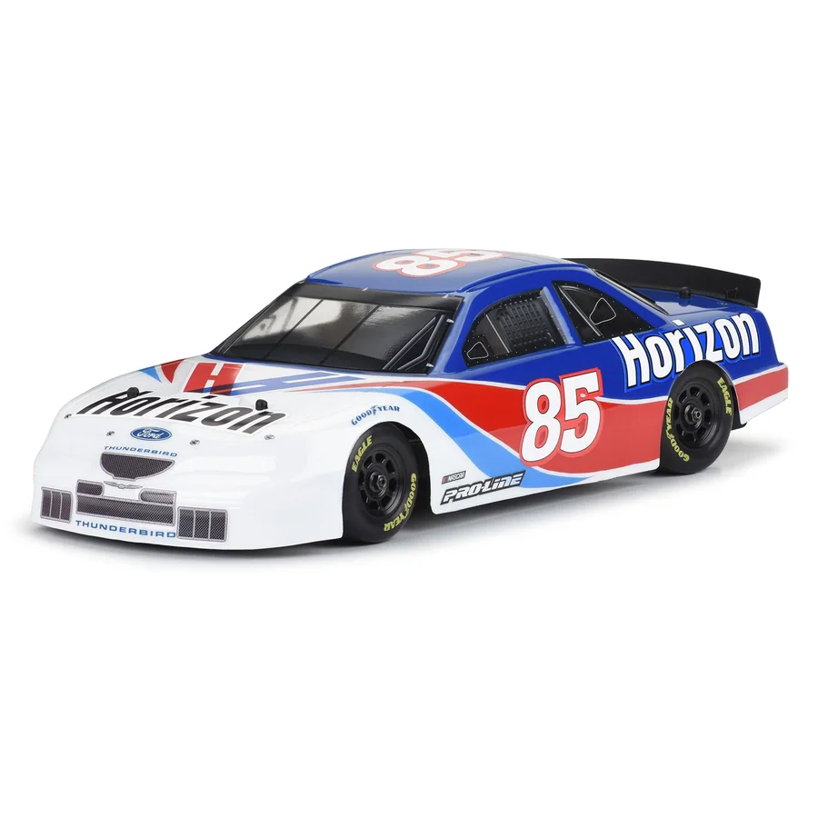Pre-Cut 1996 Ford Thunderbird Clear Body for Losi NASCAR Race detail 3