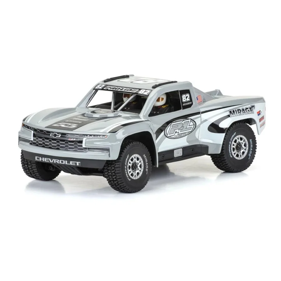 Pre-Cut 2019 Chevy Silverado Trophy Truck Tough-Color Gray Body detail 3