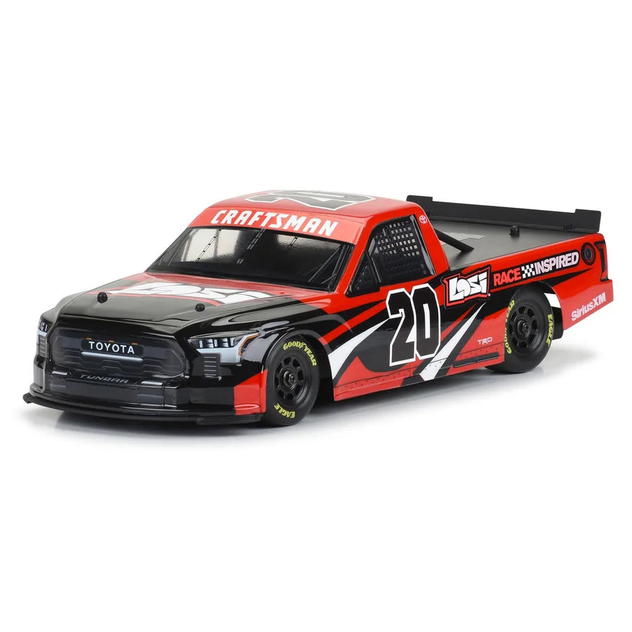 Pre-Cut 2024 Toyota Tundra NASCAR Truck Series Clear Body for detail 3