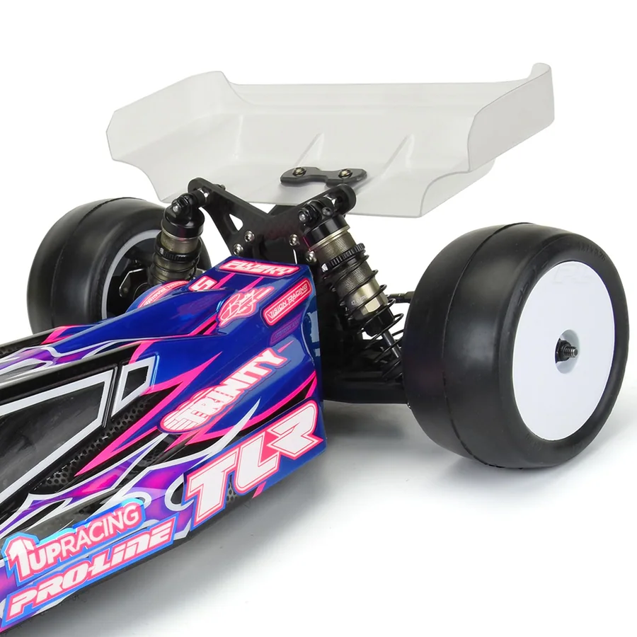 Pre-Cut Air Force 7" Clear Rear Wing 2 for 110 Buggy detail 4