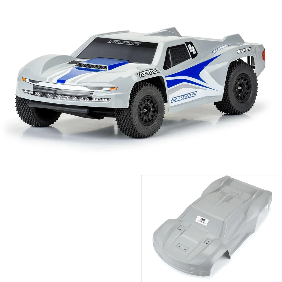 Pre-Cut Sector Tough-Color Gray Body for ARRMA Fury detail 2