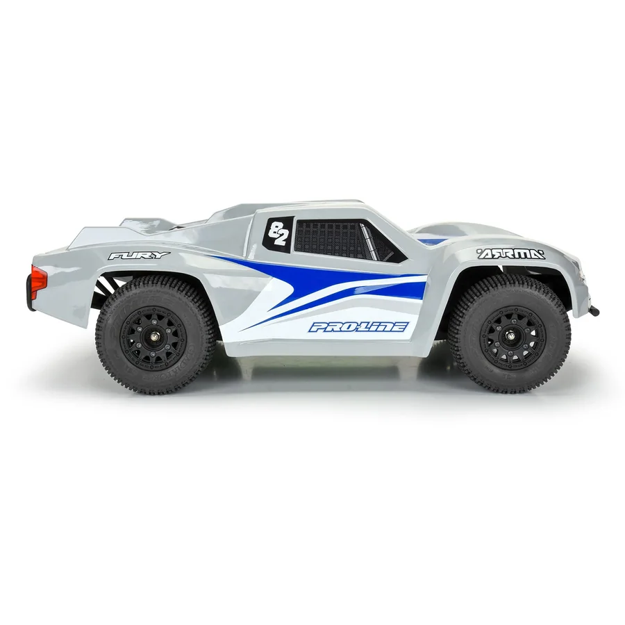 Pre-Cut Sector Tough-Color Gray Body for ARRMA Fury detail 4