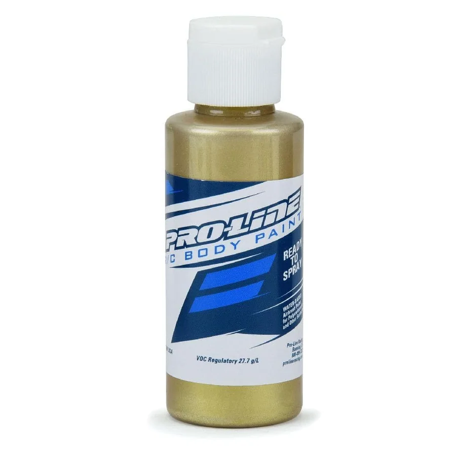 RC Body Paint - Metallic Gold detail 1