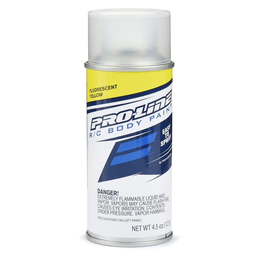 RC Body Spray Paint - Fluorescent Yellow detail 1