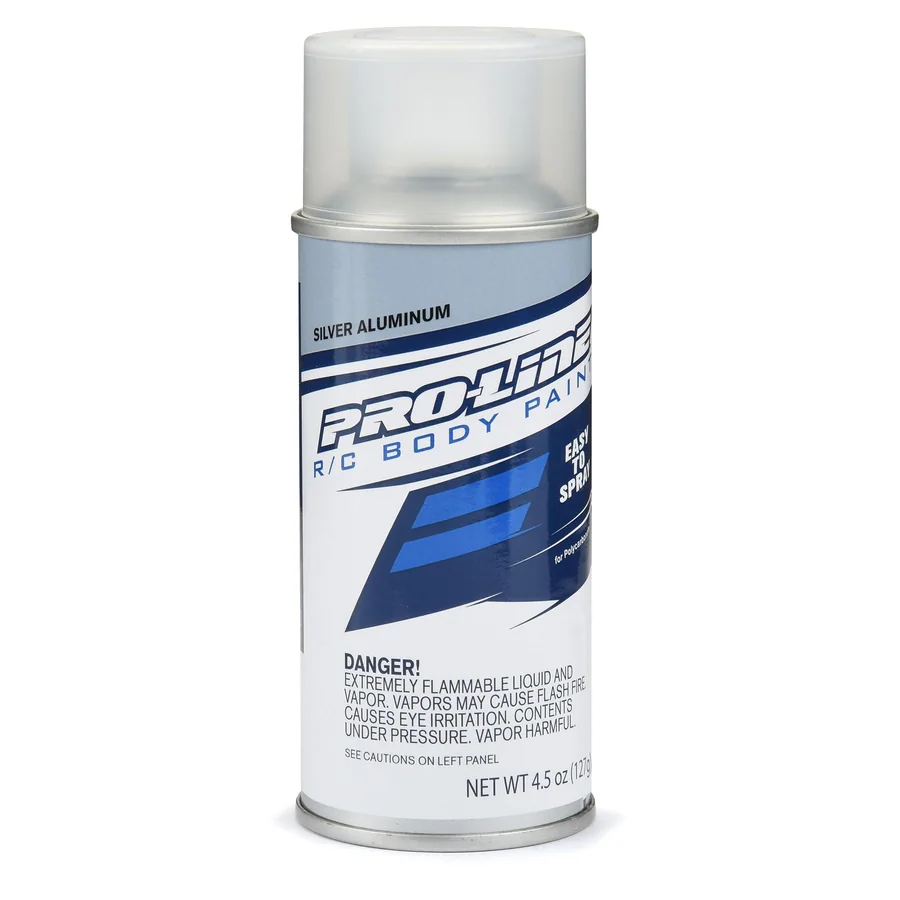 RC Body Spray Paint - Silver Aluminum detail 1
