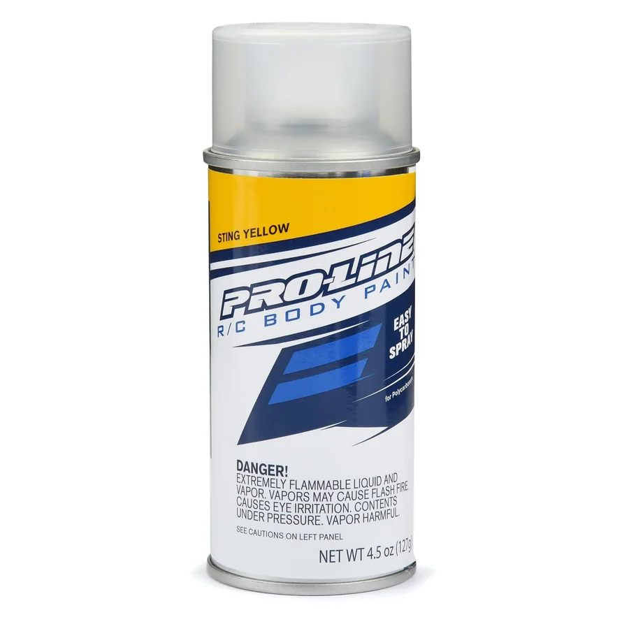 RC Body Spray Paint - Sting Yellow detail 1