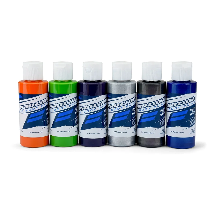 RC Paint Secondary Colors-Orange Green Purple Almond Charcoal detail 1