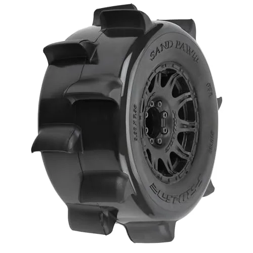 Sand Paw HP BELTED F/R 3.8" MT Tires Mounted 17mm Black Raid