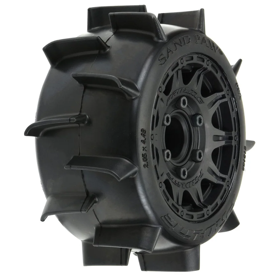 Sand Paw LP 2.8 Mounted Raid Black 6x30 F/R detail 1