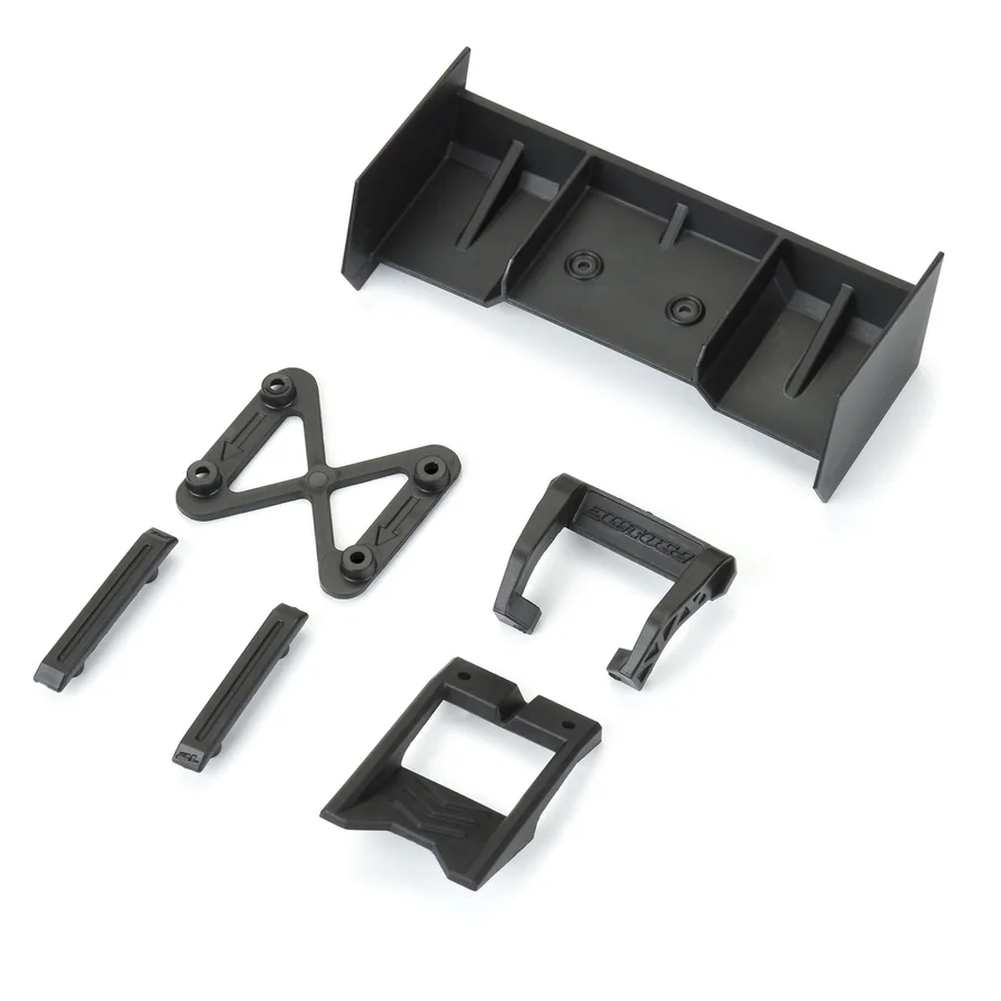 Sector Wing Set and Roof Skids for Arrma Granite GROM Black detail 4