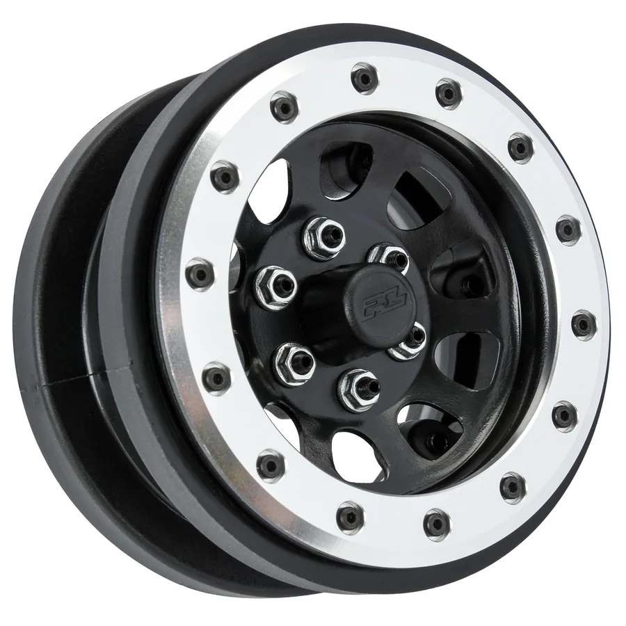 Steelies Silver/Black 2.9" Stamped Steel Dual Offset +2/+10 detail 2