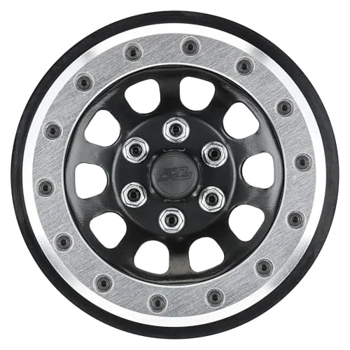 Steelies Silver/Black 2.9" Stamped Steel Dual Offset +2/+10