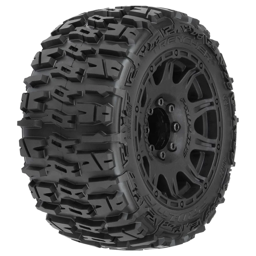 Trencher LP 3.8 Mounted Raid 8x32 Wheels 17mm F/R detail 1