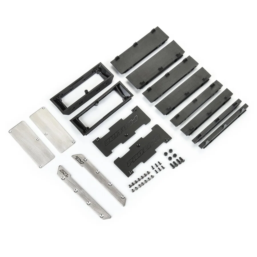 Universal Body Capture Rock Sliders for Most 1/10 Rock Crawlers detail 4