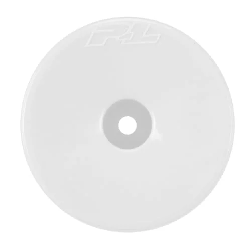 Velocity F/R 2.2" 12mm Stadium Truck Wheels 4 White for TLR