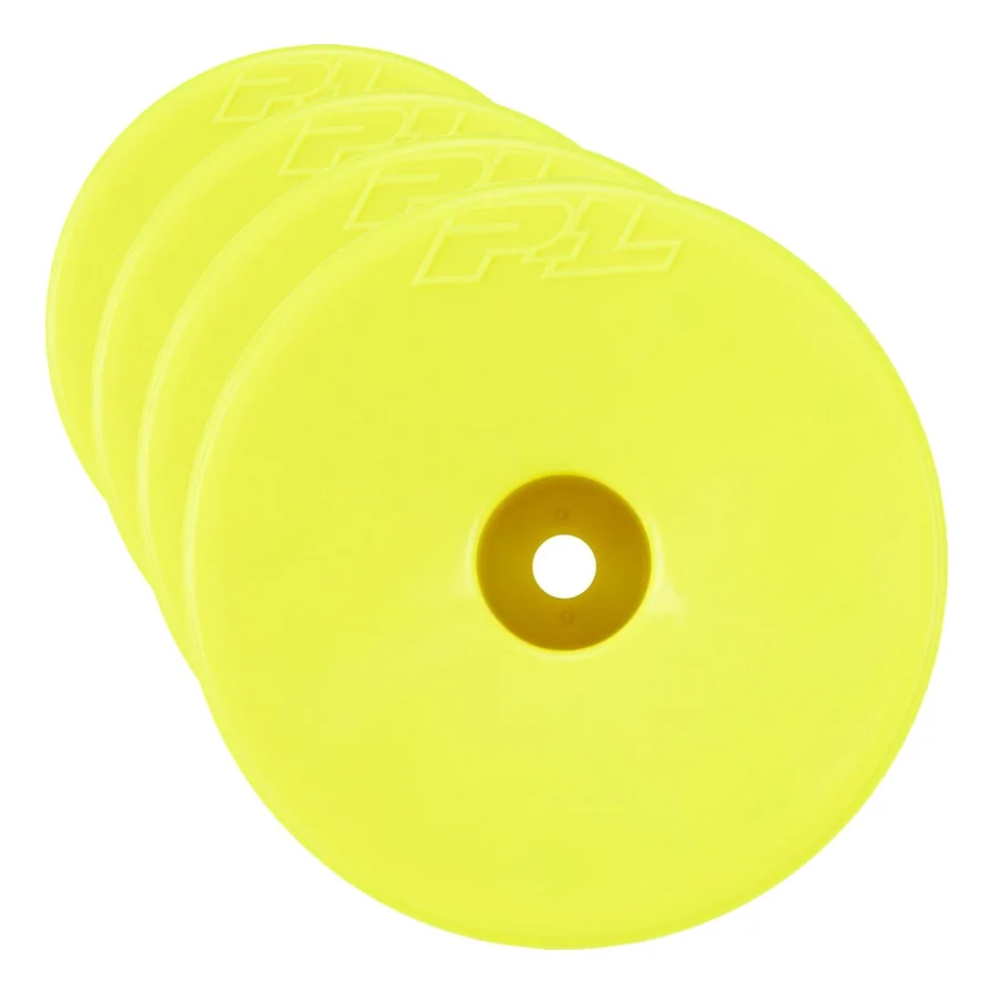 Velocity F/R 2.2" 12mm Stadium Truck Wheels 4 Yellow for TLR detail 4