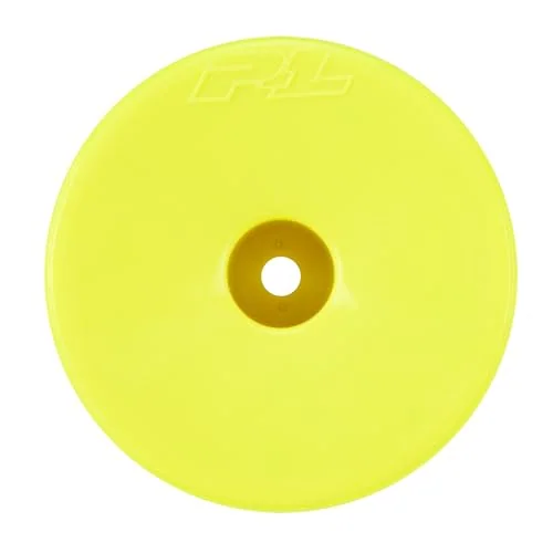 Velocity F/R 2.2" 12mm Stadium Truck Wheels 4 Yellow for TLR